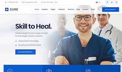 website for medical clinics