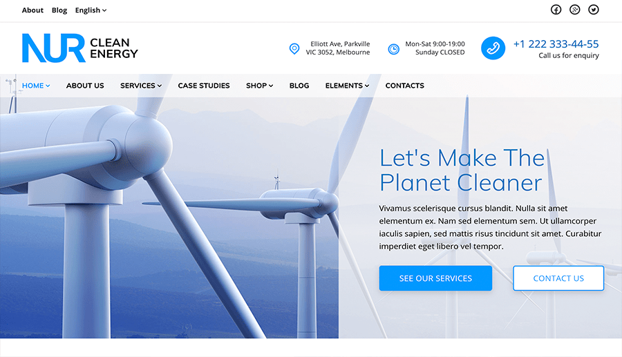 Clean Energy Engineering Web Development