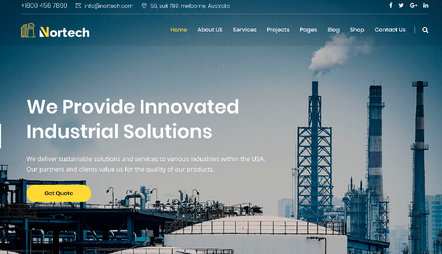 Industrial Solution Web Development