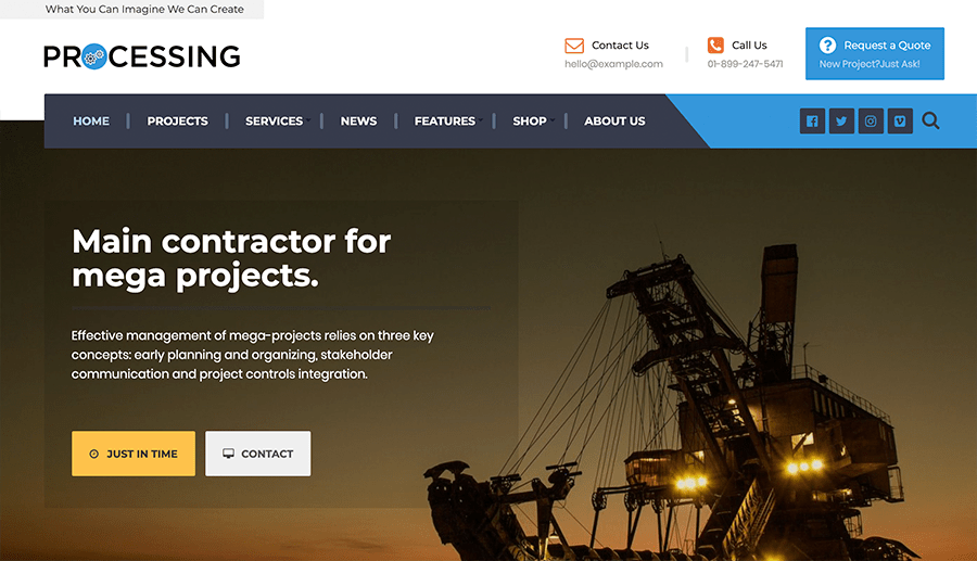 Mega Projects Engineering Web Development