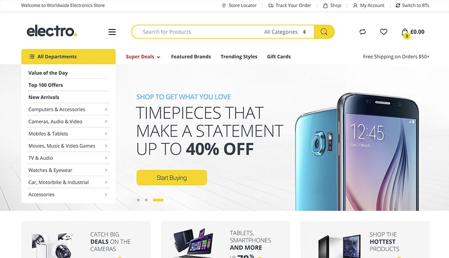 design-online-electronic-store