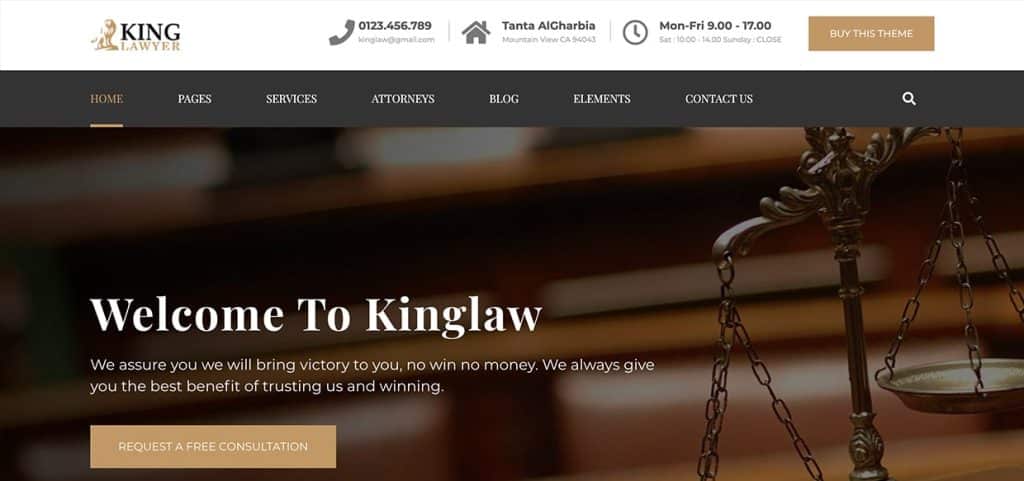 web-for-legal-office