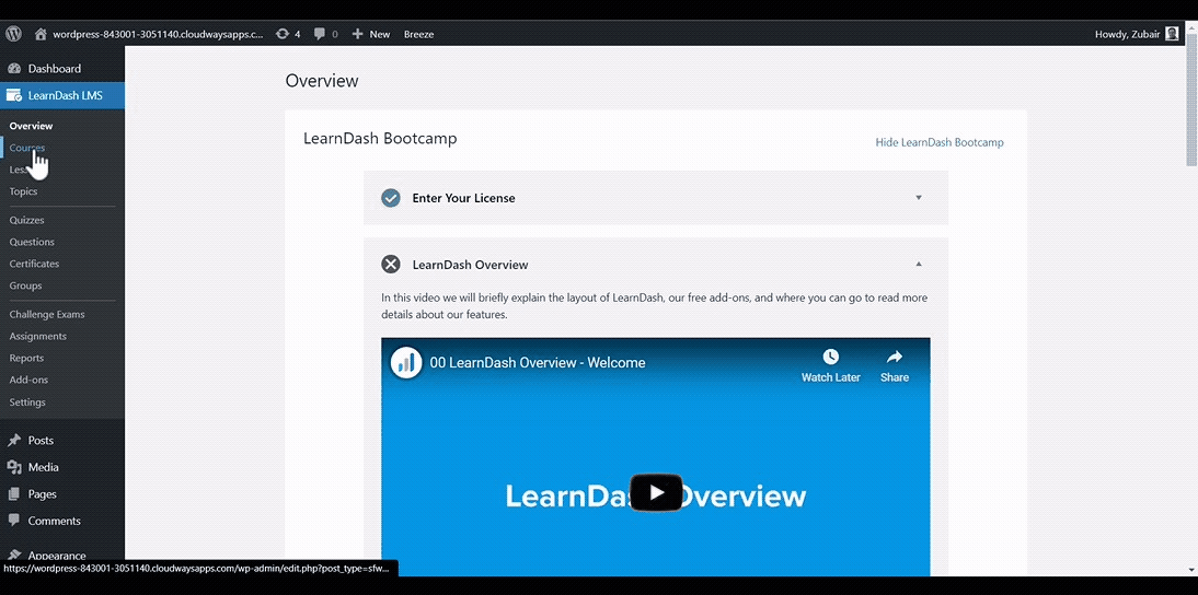 LearnDash Learning Management System Add Course