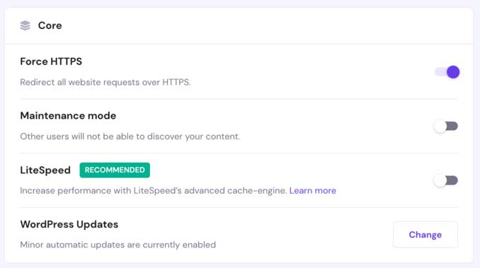 hostinger lightspeed web server