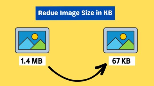 Reduce image size in KB