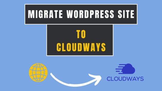 Migrate wordpress to cloudways