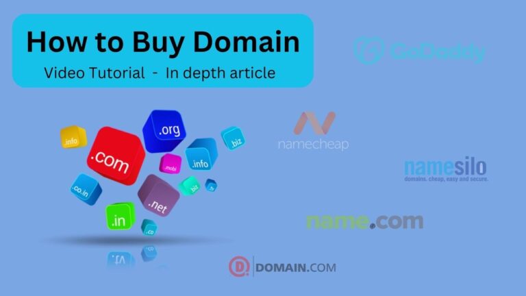 How to Buy A Domain Name? Tips, Video Tutorial