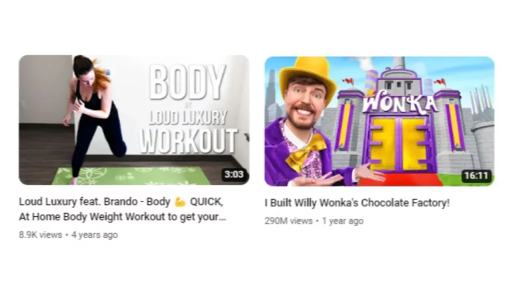 Contrast in YouTube Thumbnails